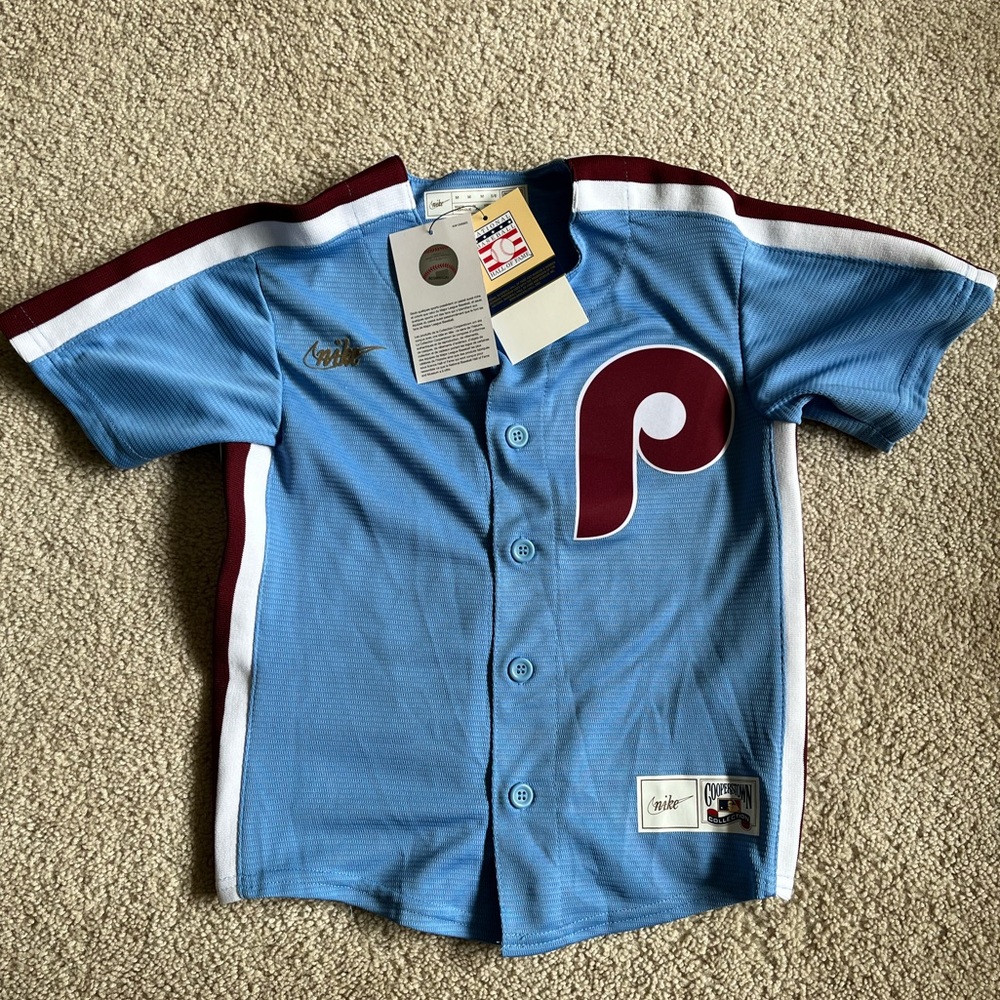Brand new, w/ tags, never worn Phillies Cooperstown Replica Jersey- Realmuto #10
